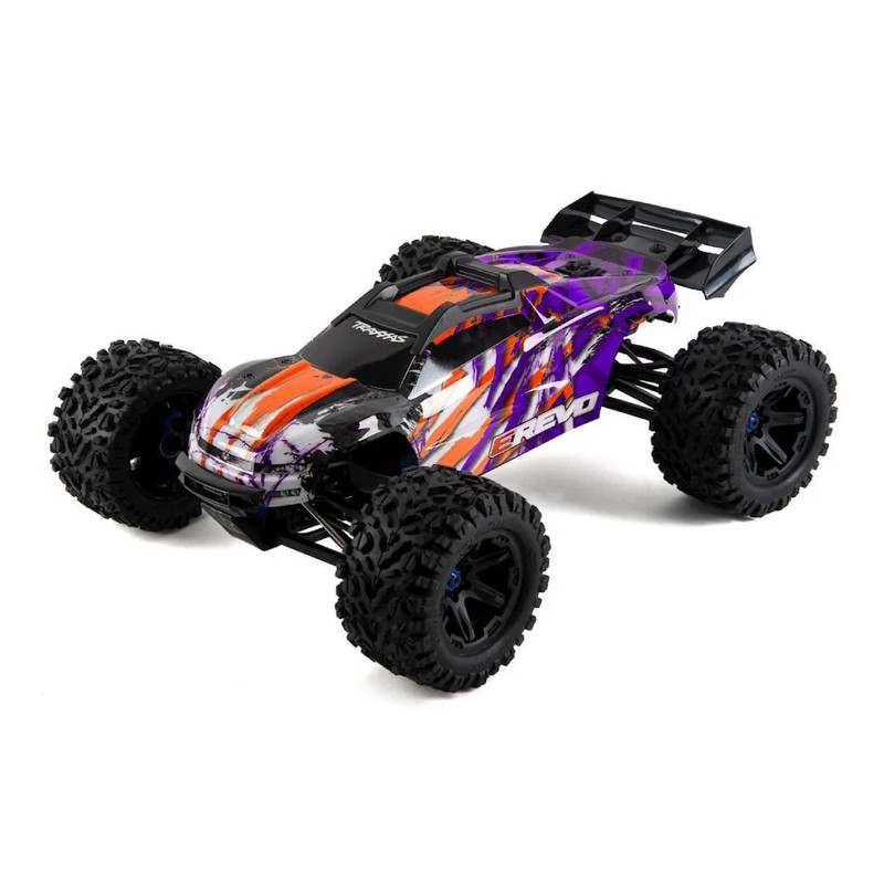 Traxxas E-Revo 2.0 VXL-6S TSM Brushless Monster Truck - Orange - لعبة